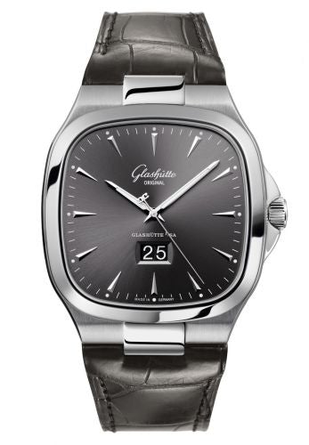Uhrenbeweger für Uhr Glashütte Original Seventies Seventies Panorama Date Ruthenium/ Alligator / Folding