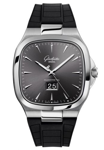 Uhrenbeweger für Uhr Glashütte Original Seventies Seventies Panorama Date Ruthenium / Rubber / Folding
