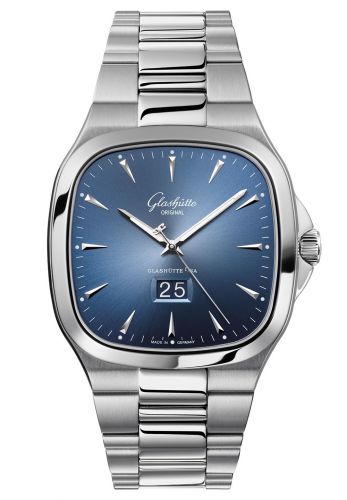 Uhrenbeweger für Uhr Glashütte Original Seventies Seventies Panorama Date Blue / Bracelet