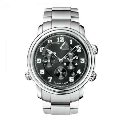 Watch Winder for watch Blancpain Léman Léman Réveil GMT Stainless Steel / Black / Bracelet