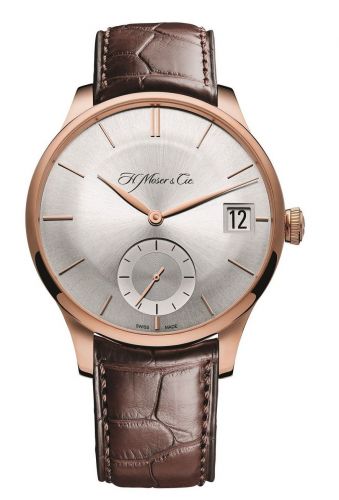 Remontoir à montres pour montre H. Moser & Cie Venturer Venturer Big Date, Red Or, Argenté Dial