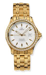 Watch Winder for watch Omega Seamaster 120M Seamaster 120M Automatic 36.25 Yellow Gold / Diamond / White