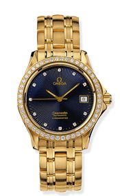 Watch Winder for watch Omega Seamaster 120M Seamaster 120M Automatic 36.25 Yellow Gold / Diamond / Blue