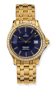 Watch Winder for watch Omega Seamaster 120M Seamaster 120M Automatic 36.25 Yellow Gold / Diamond / Blue