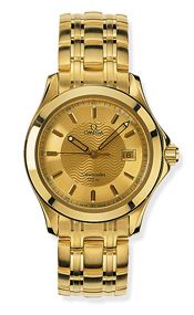 Watch Winder for watch Omega Seamaster 120M Seamaster 120M Quartz 36.25 Yellow Gold / Champagne