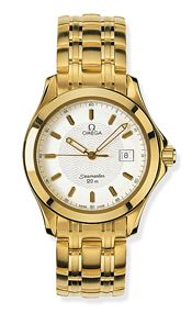 Watch Winder for watch Omega Seamaster 120M Seamaster 120M Quartz 36.25 Yellow Gold / White