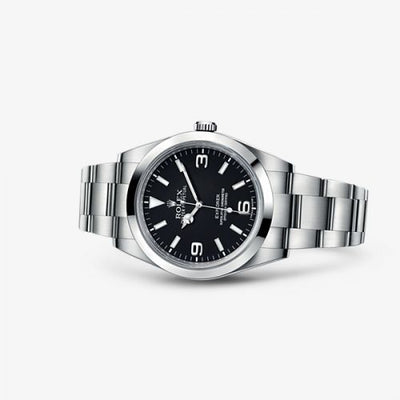 Remontoir à montres pour montre Rolex Explorer Explorer 39 / Stainless steel / Noire
