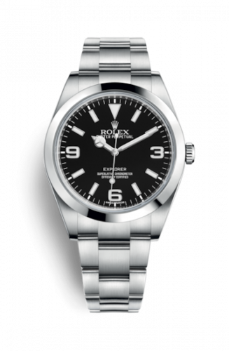 Remontoir à montres pour montre Rolex Explorer Explorer 39 Stainless Steel / Noire