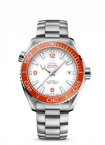 Watch Winder for watch Omega Seamaster Planet Ocean Seamaster Planet Ocean 600M Co-Axial 43.5 Master Chronometer Stainless Steel / White / Bracelet