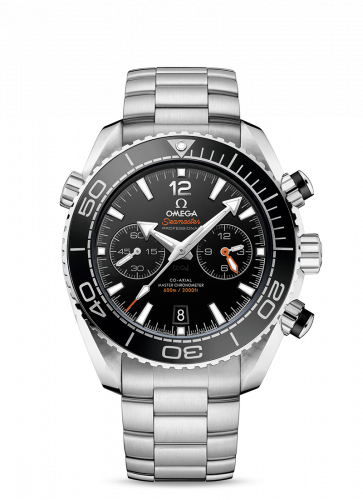 Watch Winder for watch Omega Seamaster Planet Ocean Seamaster Planet Ocean 600M Co-Axial 45.5 Master Chronometer Chronograph Stainless Steel / Black / Bracelet