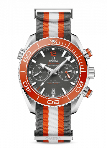 Watch Winder for watch Omega Seamaster Planet Ocean Seamaster Planet Ocean 600M Co-Axial 45.5 Master Chronometer Chronograph Stainless Steel / Grey / NATO