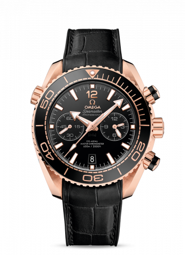 Watch Winder for watch Omega Seamaster Planet Ocean Seamaster Planet Ocean 600M Co-Axial 45.5 Master Chronometer Chronograph Sedna Gold / Black / Alligator