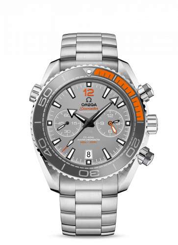 Watch Winder for watch Omega Seamaster Planet Ocean Seamaster Planet Ocean 600M Co-Axial 45.5 Master Chronometer Chronograph Titanium / Grey / Bracelet