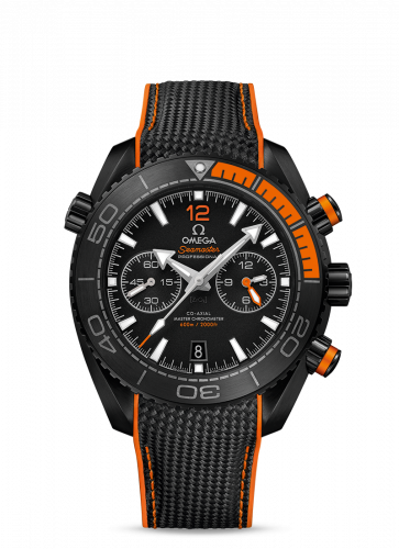 Watch Winder for watch Omega Seamaster Planet Ocean Seamaster Planet Ocean 600M Co-Axial 45.5 Master Chronometer Chronograph Deep Black Orange