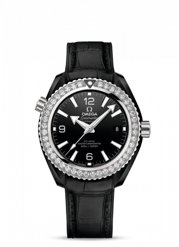 Watch Winder for watch Omega Seamaster Planet Ocean Seamaster Planet Ocean 600M Co-Axial 39.5 Master Chronometer Deep Black / Black / Strap