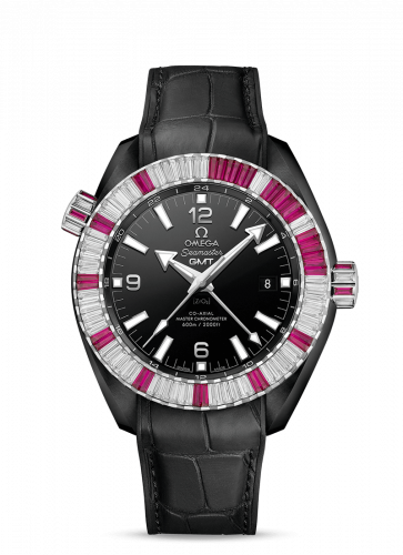 Watch Winder for watch Omega Seamaster Planet Ocean Seamaster Planet Ocean 600M Co-Axial 45.5 Master Chronometer GMT Deep Black Ruby