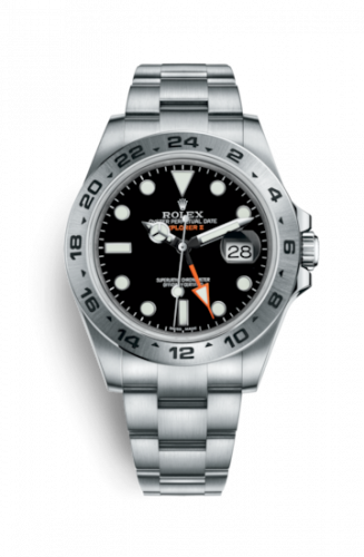 Remontoir à montres pour montre Rolex Explorer II Explorer II Stainless Steel / Noire