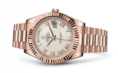 Watch Winder for watch Rolex Day-Date II Day-Date II Everose Ivory Roman