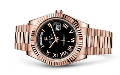 Watch Winder for watch Rolex Day-Date II Day-Date II Everose Black Roman