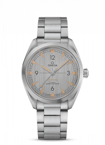 Watch Winder for watch Omega Railmaster Railmaster Omega Co-Axial Master Chronometer 40 Stainless Steel / Silver / Bracelet