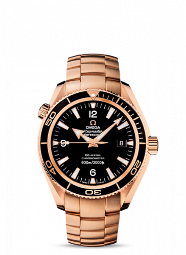 Watch Winder for watch Omega Seamaster Planet Ocean Seamaster Planet Ocean 600M Co-Axial 42 Red Gold / Black / Bracelet