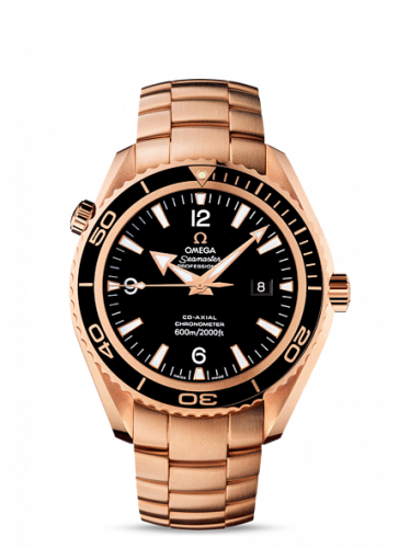 Watch Winder for watch Omega Seamaster Planet Ocean Seamaster Planet Ocean 600M Co-Axial 45.5 Red Gold / Black / Bracelet