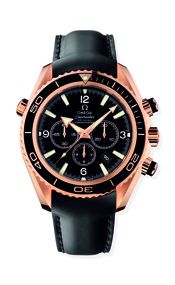 Watch Winder for watch Omega Seamaster Planet Ocean Seamaster Planet Ocean 600M Co-Axial 45.5 Chronograph Red Gold / Black / Rubber
