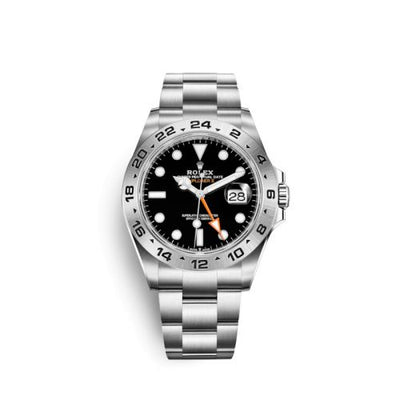 Remontoir à montres pour montre Rolex Explorer II Explorer II Stainless Steel / Noire