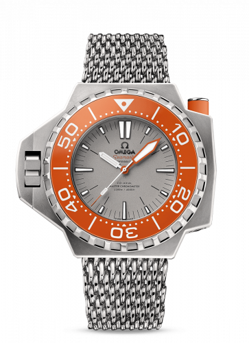 Watch Winder for watch Omega Seamaster PloProf Seamaster PloProf Co-Axial Master Chronometer Grey / Orange