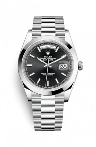 Watch Winder for watch Rolex Day-Date 40 Day-Date 40 Platinum / Black