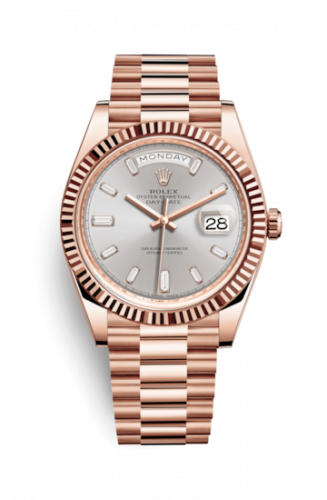 Watch Winder for watch Rolex Day-Date 40 Day-Date 40 Everose / Sundust - Diamond