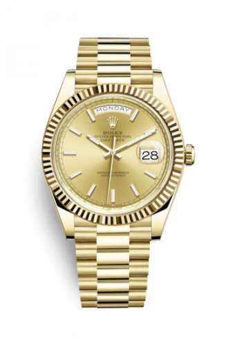 Watch Winder for watch Rolex Day-Date 40 Day-Date 40 Yellow Gold / Champagne