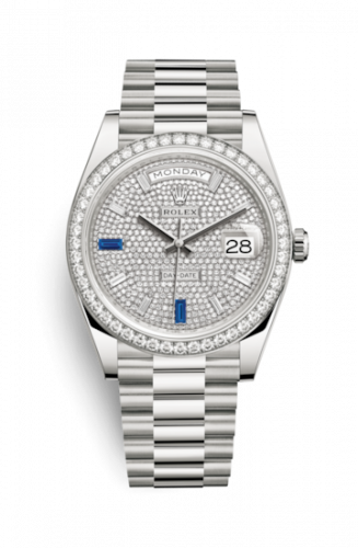 Watch Winder for watch Rolex Day-Date 40 Day-Date 40 White Gold / Diamond / Diamond