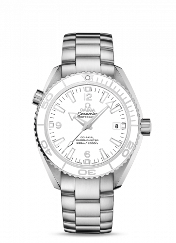 Watch Winder for watch Omega Seamaster Planet Ocean Seamaster Planet Ocean 600M Co-Axial 42 Stainless Steel / White / Bracelet