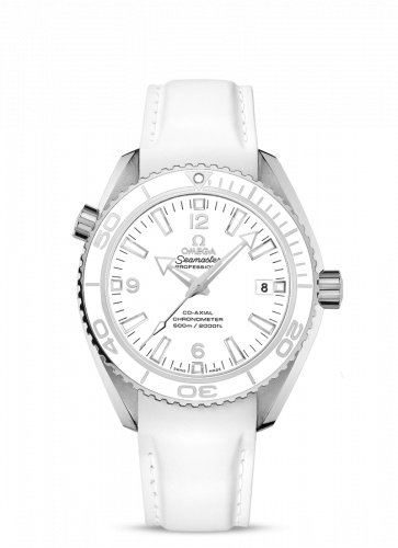 Watch Winder for watch Omega Seamaster Planet Ocean Seamaster Planet Ocean 600M Co-Axial 42 Stainless Steel / White / Rubber