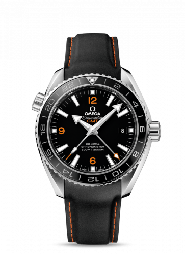 Watch Winder for watch Omega Seamaster Planet Ocean Seamaster Planet Ocean 600M Co-Axial 43.5 GMT Stainless Steel / Orange Numerals / Rubber