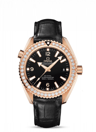 Watch Winder for watch Omega Seamaster Planet Ocean Seamaster Planet Ocean 600M Co-Axial 42 Red Gold / Diamond / Alligator