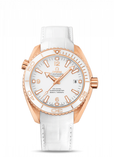 Watch Winder for watch Omega Seamaster Planet Ocean Seamaster Planet Ocean 600M Co-Axial 42 Red Gold / White / Alligator