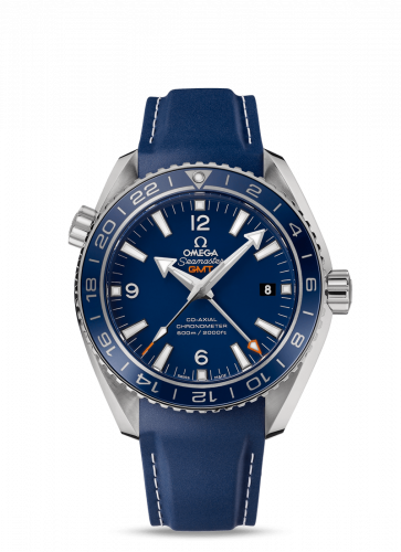 Watch Winder for watch Omega Seamaster Planet Ocean Seamaster Planet Ocean 600M Co-Axial 43.5 GMT Titanium / Blue / Rubber
