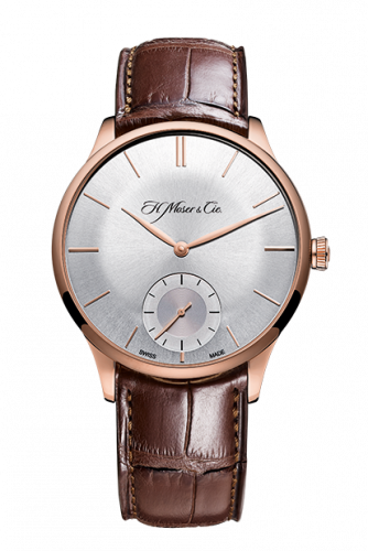 Remontoir à montres pour montre H. Moser & Cie Venturer Venturer Small Seconds, Red Or, Argenté Dial