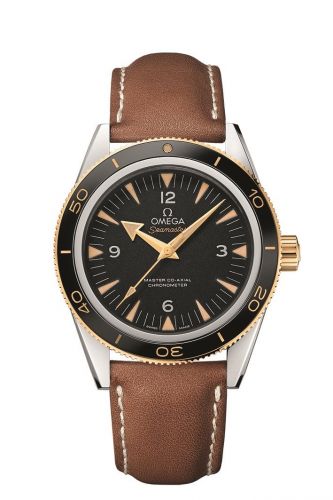 Watch Winder for watch Omega Seamaster 300 Seamaster 300 Master Co-Axial Steel Stainless Steel / Yellow Gold / Black / Strap