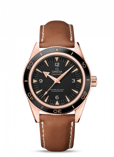 Watch Winder for watch Omega Seamaster 300 Seamaster 300 Master Co-Axial Sedna Gold / Black / Strap