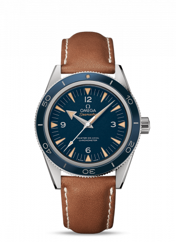 Watch Winder for watch Omega Seamaster 300 Seamaster 300 Master Co-Axial Titanium / Blue / Strap