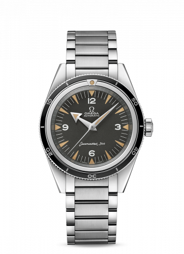 Watch Winder for watch Omega Seamaster 300 Seamaster 300 Master Co-Axial Stainless Steel / Black / Bracelet / 60th Anniversary