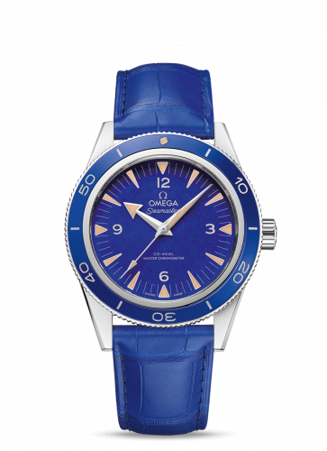 Watch Winder for watch Omega Seamaster 300 Seamaster 300 Co-Axial Master Chronometer Platinum / Lapis Lazuli