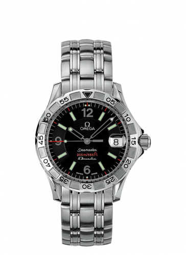 Watch Winder for watch Omega Miscellaneous Seamaster Diver 200M OmegaMatic Stainless Steel / Black / Bracelet