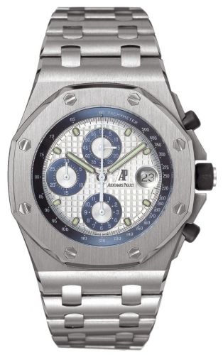 Watch Winder for watch Audemars Piguet Royal Oak Offshore Royal Oak OffShore 25721 Chronograph Titanium / Silver / Blue