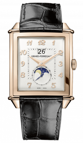 Remontoir à montres pour montre Girard-Perregaux Vintage 1945 Vintage 1945 XXL Large Date and Moonphases Rose Or / Argent