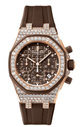 Watch Winder for watch Audemars Piguet Royal Oak Offshore Royal Oak Offshore 26092 Lady Chronograph Pink Gold / Brown