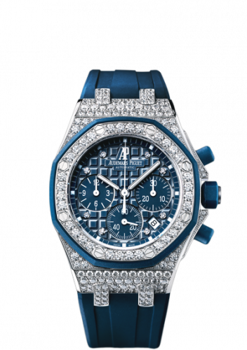 Watch Winder for watch Audemars Piguet Royal Oak Offshore Royal Oak Offshore 26092 Lady Chronograph White Gold / Blue